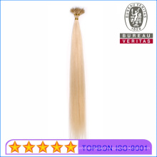 Pre-Bonded Cuticles Aligned Unprocessed Special I Tip Human Virgin Hair Extension Remy Hair with Iron Rings